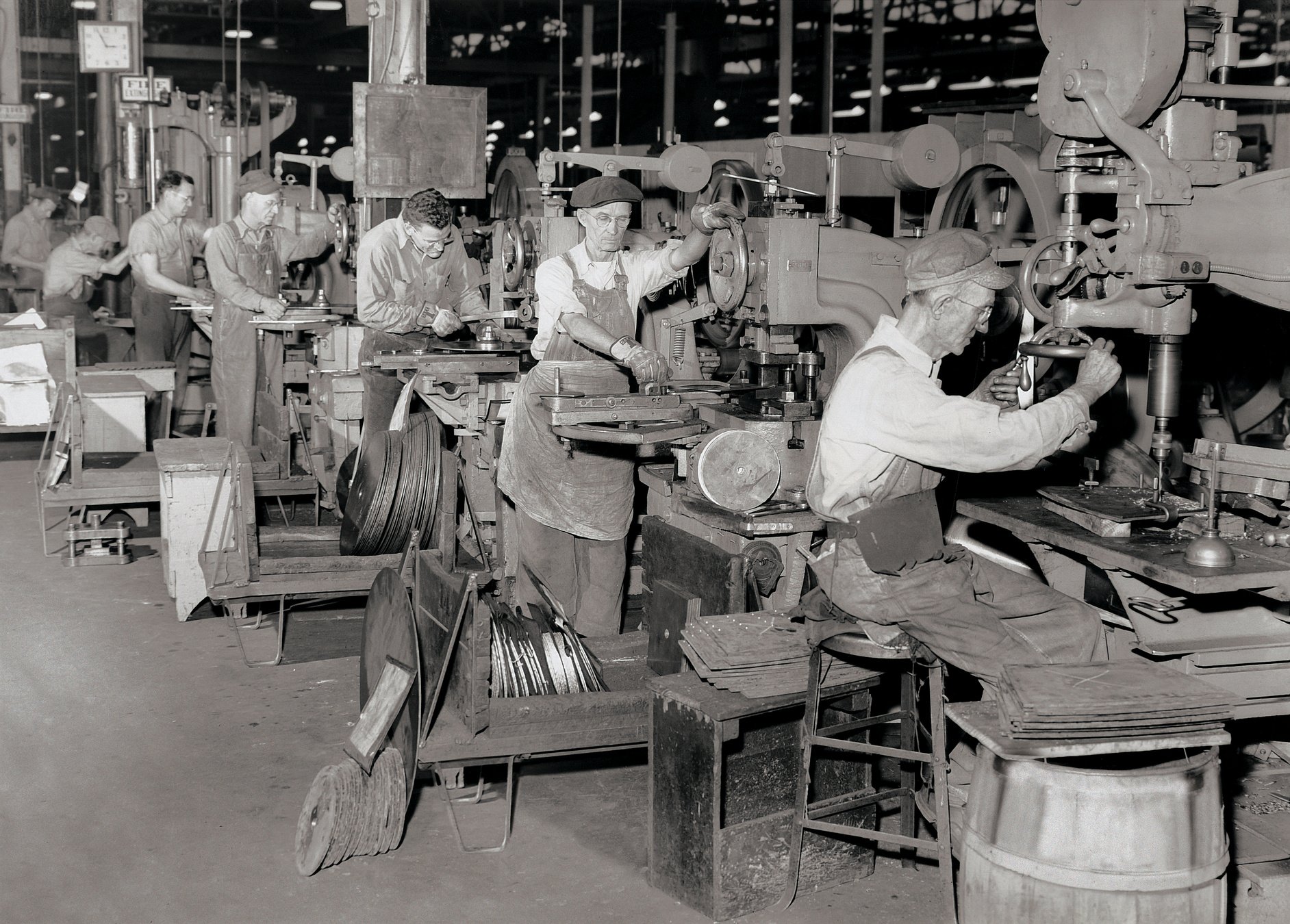 Early 20th century production line